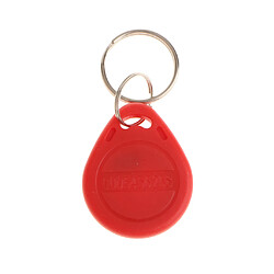 50Pcs 125KHZ RFID Proximity ID Carte Token Tags Porte-clés Access System Rouge pas cher