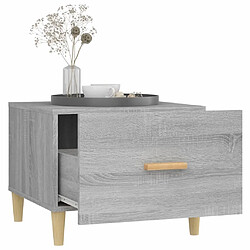 Acheter Maison Chic Lot de 2 Tables basses,Table Console pour salon sonoma gris 50x50x40 cm bois d'ingénierie -MN34773