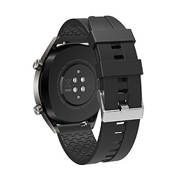 Bracelet en silicone 22mm noir pour votre Huawei Watch GT