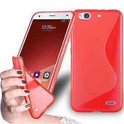 Cadorabo Coque ZTE Blade S6 LUX Etui en Rouge