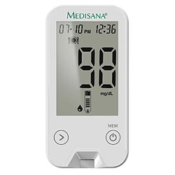 Medisana Lecteur de glycémie MediTouch 2 Blanc mg/dL pas cher