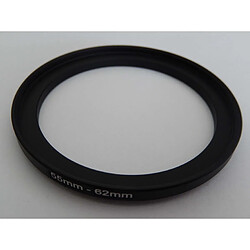 vhbw adaptateur filtre Step UP 55mm-62mm noir pour appareil photo Agfa, Agfaphoto, Canon, Casio, Fujifilm, Kodak, Minolta, Nikon, Olympus