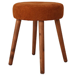 Home&Styling Tabouret Ø35x45 cm marron rouille