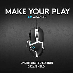 Universal G502 Hero Special Edition Black / White