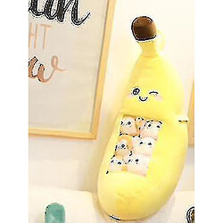 Universal Animaux en peluche 40cm mignon peluche banane oreiller fruit enfant jouet kawaii kawaii anniversaire cadeau noel peluche