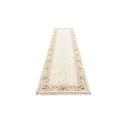 Avis Vidal Tapis de couloir en laine 404x89 beige Darya