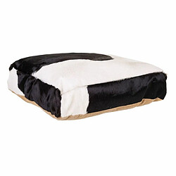 Acheter Coussin Alexandra House Living Blanc Noir Cuir 10 x 48 x 48 cm