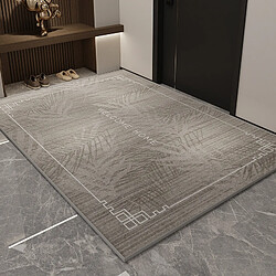 LUUCOZK Tapis de porte d'entrée antidérapants pour entrée intérieure, motif 16-100x140CM