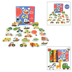 Puzzles Assortis Pour Les Enfants De 2 à 4 Ans Transport De Jouets éducatifs En Bois pas cher