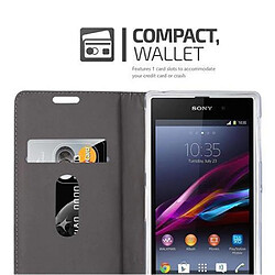 Acheter Cadorabo Coque Sony Xperia Z1 Etui en Bleu