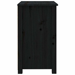 Acheter Maison Chic Lot de 2 Tables de chevet - Tables de Nuit Noir 50x35x61,5 cm Bois de pin massif