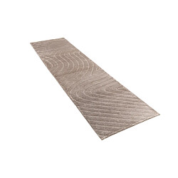 Vidal Tapis de couloir en laine 292x79 brun Darya