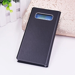 Wewoo Coque noir pour Samsung Galaxy Note 8 PU + PC étui en cuir flip avec ID d'affichage d'appel