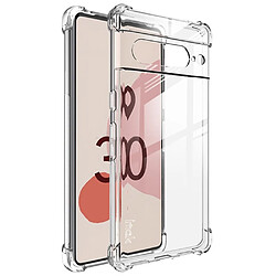 Coque en TPU IMAK transparent, airbag quatre coins, anti-chute pour votre Google Pixel 7 Pro 5G - transparent