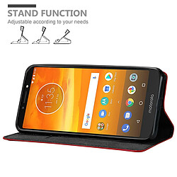 Cadorabo Coque Motorola MOTO E5 PLUS Etui en Rouge