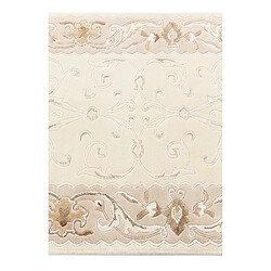 Vidal Tapis de couloir en laine 404x89 beige Darya pas cher