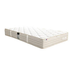 LUXURY LITERIE Matelas 90x190 cm, Sublime, 20cm, mémoire de forme, indépendance du couchage, face été/hiver