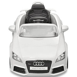 vidaXL Voiture avec télécommande pour enfants Audi TT RS Blanc