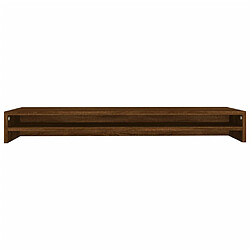 Avis vidaXL Support de moniteur Chêne marron 100x24x13 cm Bois d'ingénierie