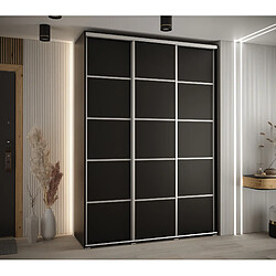 Abiks Meble Armoire DAVOS 4 À Portes Coulissantes 235,2/180/45 3 Portes