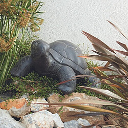 Jardinex Statue jardin tort... 25 cm - Gris anthracite