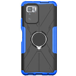 Coque en TPU anti-chute avec béquille pour votre Xiaomi Redmi Note 10 Pro 5G/Poco X3 GT - bleu