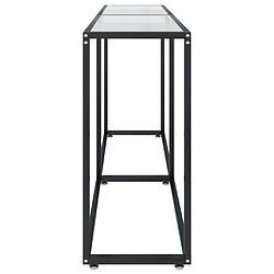 Acheter Maison Chic Table console | Meuble d'entrée | Table d'appoint Transparent 180x35x75,5 cm Verre trempé -GKD25567