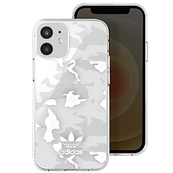 Adidas Coque pour iPhone 12 Mini Silicone Gel Design Fin Transparent