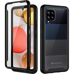 Coque Samsung A42 5G, Coque Intégrale Antichoc Slim Fit Bumper Housse de Protection pour Samsung Galaxy A42 5G - Noir