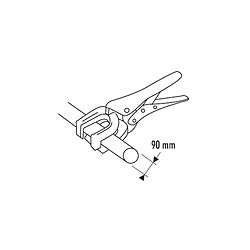 Pince-étau pour rond FACOM - 503