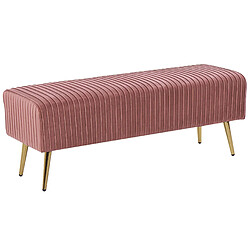 Beliani Banc PATERSON Rose Velours