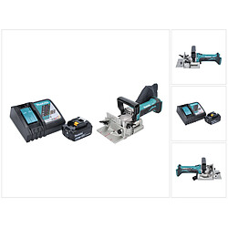 Makita DPJ 180 RG1 Lamelleuse sans fil 18 V - 100 mm + 1x Batterie 6,0 Ah + Chargeur