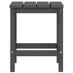 Acheter vidaXL Table de jardin Adirondack Anthracite 38x38x46 cm PEHD