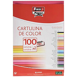 Fixo 11110454-Pack de 100grandes, A4, couleur fuchsia