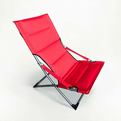 Avis Beach And Garden Design Transat chaise de plage pour jardin pliant mer plage Canapone, Couleur: Rouge