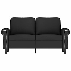 Avis Maison Chic Canapé à 2 places,Sofa de Salon,Canapé droit Noir 120 cm Velours -GKD906516