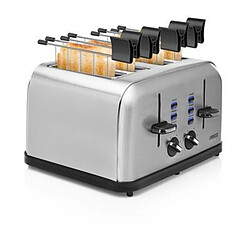 Princess grille pain Toaster en inox avec 4 fentes 1750W gris