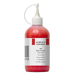 Lienzos Levante 0120522203 - Peinture acrylique Estudio, pot de 250 ml, couleur : 203 Rouge primario