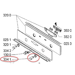 Whirlpool BOUTON DROIT