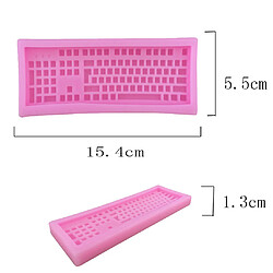 Silicone Moules à Sucre Cube De Glace Glaçons Moules En Forme De Clavier Mignon Enfant Jouet Artisanat pas cher