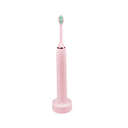 YP Select Brosse à dents électrique rechargeable pour le nettoyage du visage 2 en 1 - Rose