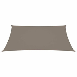 Maison Chic Voile d'ombrage | Voile de parasol | Toile d'ombrage tissu oxford rectangulaire 5x7 m taupe -MN41060