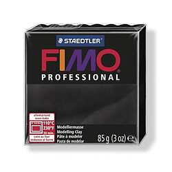 Pâte Fimo 85 g Professional Noir 8004.9 - Fimo