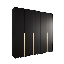 Abiks Meble Armoire Inova 1 À Portes Battantes 236,7/250/47 5 Portes (nero/d’oro)