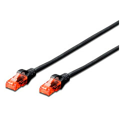 Cable de Red Ewent IM1026 Cat.6 U/UTP 5m Negro