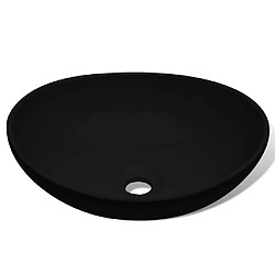 Avis vidaXL Lavabo céramique 40 x 33 cm Noir