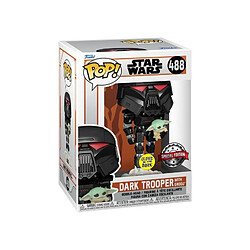 Avis Figurine Funko Pop! Star Wars: Mandalorian - Dark Trooper w/Child GW