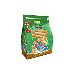 Aliment complet pour petits poissons de bassin Tetra pond pellets mini 4L.