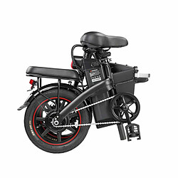 Vélo Électrique Pliant DYU A5 14 Pouces 25km/h - Moteur 350W Batterie 48V7.5Ah Freins à Disque - Noir pas cher