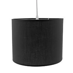 lustre en tissu abat-jour abat-jour abat-jour noir